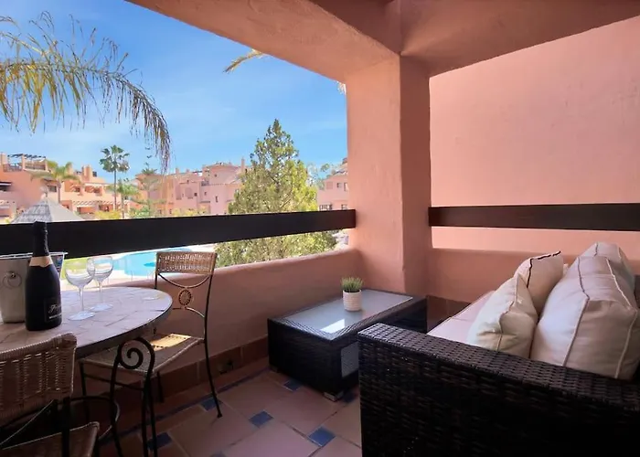 Apartamento Con Piscina Y Padel Cerca Del Mar - Hacienda Del Sol Estepona