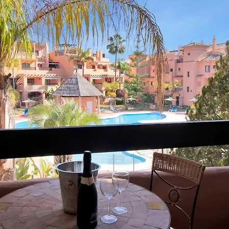 Apartamento Con Piscina Y Padel Cerca Del Mar - Hacienda Del Sol Lägenhet Estepona